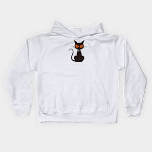 halloween cat Kids Hoodie